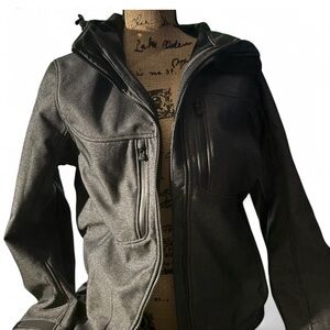 Stylish Gray Hooded Jacket
